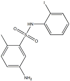  5-amino-N-(2-iodophenyl)-2-methylbenzene-1-sulfonamide