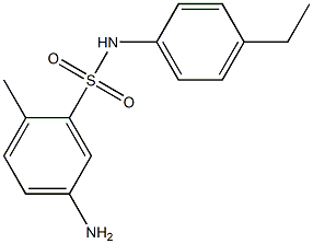 5-amino-N-(4-ethylphenyl)-2-methylbenzene-1-sulfonamide