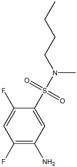  5-amino-N-butyl-2,4-difluoro-N-methylbenzene-1-sulfonamide