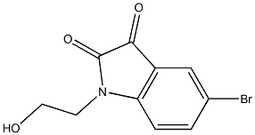  5-bromo-1-(2-hydroxyethyl)-2,3-dihydro-1H-indole-2,3-dione