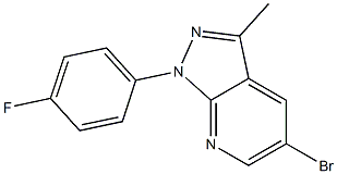  5-bromo-1-(4-fluorophenyl)-3-methyl-1H-pyrazolo[3,4-b]pyridine