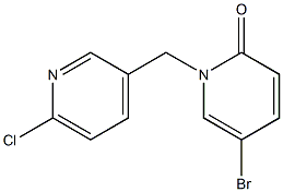  5-bromo-1-[(6-chloropyridin-3-yl)methyl]-1,2-dihydropyridin-2-one