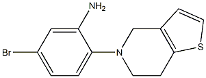  5-bromo-2-(6,7-dihydrothieno[3,2-c]pyridin-5(4H)-yl)aniline