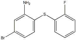  5-bromo-2-[(2-fluorophenyl)sulfanyl]aniline