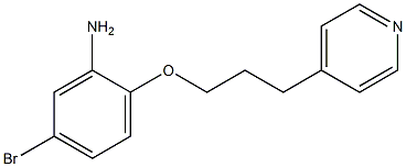  5-bromo-2-[3-(pyridin-4-yl)propoxy]aniline