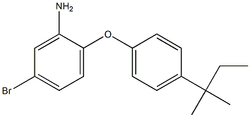  5-bromo-2-[4-(2-methylbutan-2-yl)phenoxy]aniline
