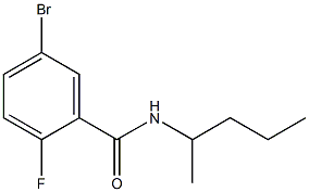  5-bromo-2-fluoro-N-(1-methylbutyl)benzamide