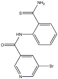  5-bromo-N-(2-carbamothioylphenyl)pyridine-3-carboxamide