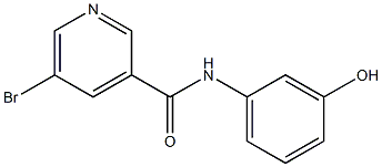 5-bromo-N-(3-hydroxyphenyl)pyridine-3-carboxamide