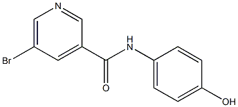 5-bromo-N-(4-hydroxyphenyl)pyridine-3-carboxamide