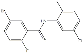  5-bromo-N-(5-chloro-2-methylphenyl)-2-fluorobenzamide