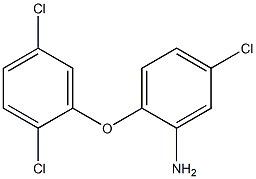 5-chloro-2-(2,5-dichlorophenoxy)aniline Structure