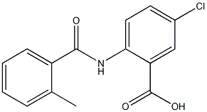 5-chloro-2-[(2-methylbenzoyl)amino]benzoic acid