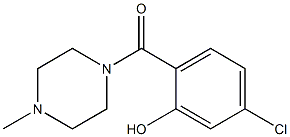  5-chloro-2-[(4-methylpiperazin-1-yl)carbonyl]phenol