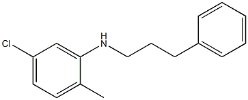  5-chloro-2-methyl-N-(3-phenylpropyl)aniline