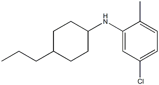  5-chloro-2-methyl-N-(4-propylcyclohexyl)aniline