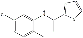  5-chloro-2-methyl-N-[1-(thiophen-2-yl)ethyl]aniline