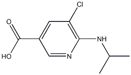  5-chloro-6-(propan-2-ylamino)pyridine-3-carboxylic acid