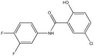  5-chloro-N-(3,4-difluorophenyl)-2-hydroxybenzamide