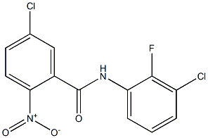  5-chloro-N-(3-chloro-2-fluorophenyl)-2-nitrobenzamide