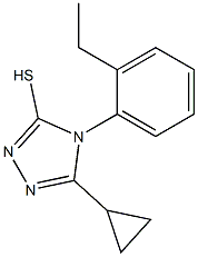  5-cyclopropyl-4-(2-ethylphenyl)-4H-1,2,4-triazole-3-thiol