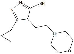  5-cyclopropyl-4-[2-(morpholin-4-yl)ethyl]-4H-1,2,4-triazole-3-thiol