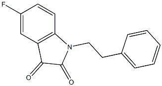 5-fluoro-1-(2-phenylethyl)-2,3-dihydro-1H-indole-2,3-dione
