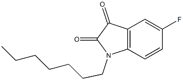  5-fluoro-1-heptyl-2,3-dihydro-1H-indole-2,3-dione