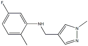 5-fluoro-2-methyl-N-[(1-methyl-1H-pyrazol-4-yl)methyl]aniline