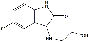 5-fluoro-3-[(2-hydroxyethyl)amino]-2,3-dihydro-1H-indol-2-one