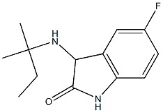  5-fluoro-3-[(2-methylbutan-2-yl)amino]-2,3-dihydro-1H-indol-2-one