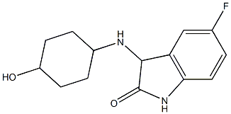 5-fluoro-3-[(4-hydroxycyclohexyl)amino]-2,3-dihydro-1H-indol-2-one