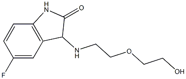 5-fluoro-3-{[2-(2-hydroxyethoxy)ethyl]amino}-2,3-dihydro-1H-indol-2-one