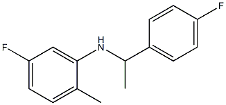 5-fluoro-N-[1-(4-fluorophenyl)ethyl]-2-methylaniline