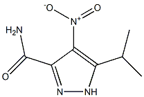 5-isopropyl-4-nitro-1H-pyrazole-3-carboxamide Structure
