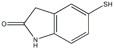 5-mercapto-1,3-dihydro-2H-indol-2-one 结构式