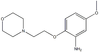5-methoxy-2-[2-(morpholin-4-yl)ethoxy]aniline Structure