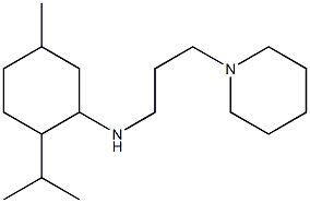  5-methyl-N-[3-(piperidin-1-yl)propyl]-2-(propan-2-yl)cyclohexan-1-amine