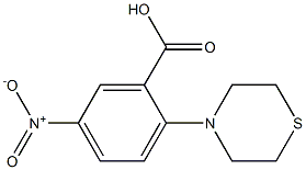 5-nitro-2-(thiomorpholin-4-yl)benzoic acid Structure