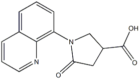 5-oxo-1-(quinolin-8-yl)pyrrolidine-3-carboxylic acid