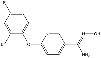  6-(2-bromo-4-fluorophenoxy)-N'-hydroxypyridine-3-carboximidamide