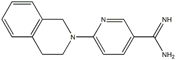6-(3,4-dihydroisoquinolin-2(1H)-yl)pyridine-3-carboximidamide Structure