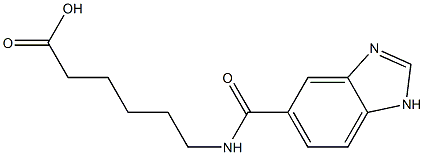 6-[(1H-benzimidazol-5-ylcarbonyl)amino]hexanoic acid