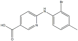  6-[(2-bromo-4-methylphenyl)amino]pyridine-3-carboxylic acid
