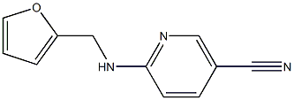 6-[(2-furylmethyl)amino]nicotinonitrile Structure