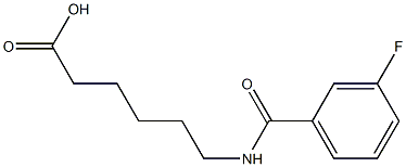 6-[(3-fluorobenzoyl)amino]hexanoic acid