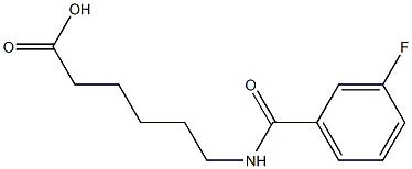  6-[(3-fluorobenzoyl)amino]hexanoic acid