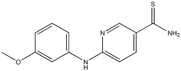 6-[(3-methoxyphenyl)amino]pyridine-3-carbothioamide