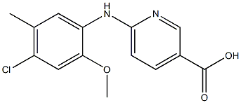  6-[(4-chloro-2-methoxy-5-methylphenyl)amino]pyridine-3-carboxylic acid