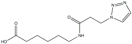 6-[3-(1H-1,2,3-triazol-1-yl)propanamido]hexanoic acid